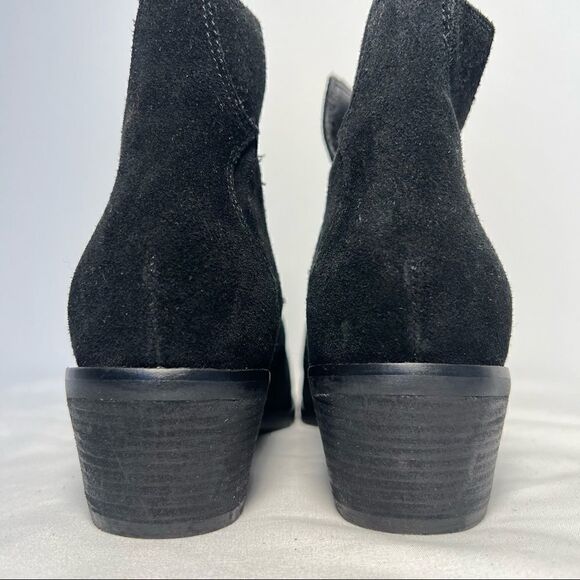 Cole Haan Grand OS Alayna ll Black Suede Booties 6 - Picture 4 of 10